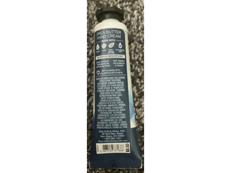 Bath & Body Works Shea Butter Hand Cream, Gingham, 1 fl oz/29 mL