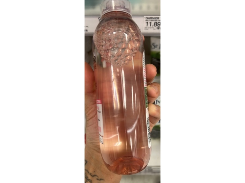 Garnier Skinactive Micellar Cleansing Water, Rose Water + Glycerin, 13.5 fl oz/400 mL