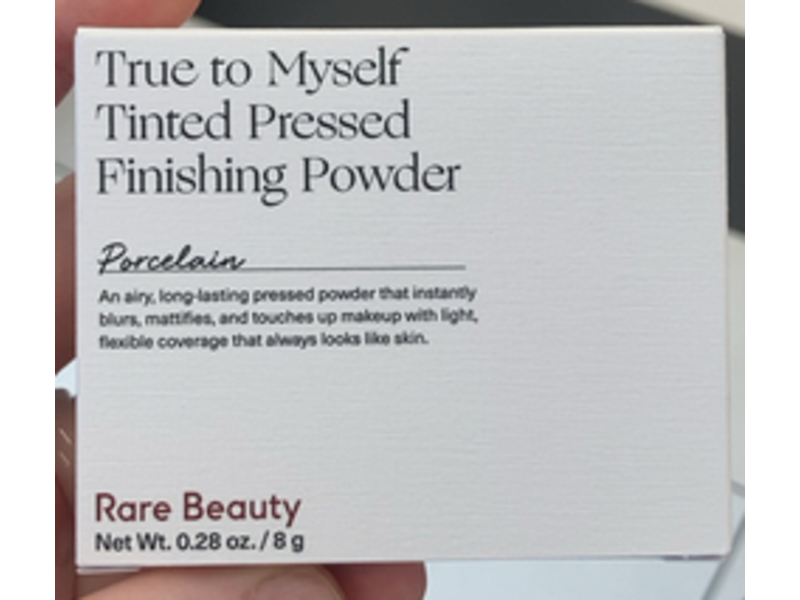 Rare Beauty True to Myself Tinted Pressed Finishing Powder, Porcelain, 0.28 oz/8 g