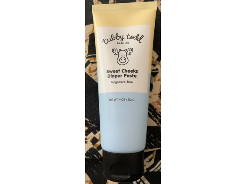 Tubby Todd Bath Co Sweet Cheeks Diaper Paste, 4 oz/113 g