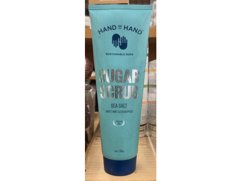 Hand In Hand Sugar Scrub, Sea Salt Scent, 9 oz/265 g