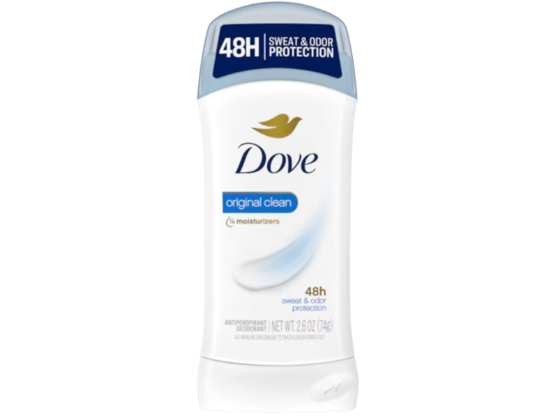 Dove Invisible Solid Anti-Perspirant Deodorant, Original Clean, 2.6 oz/74 g