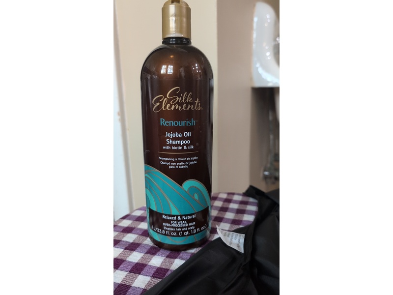 Silk Elements Renourish Jojoba Oil Shampoo, 33.8 fl oz/1 L
