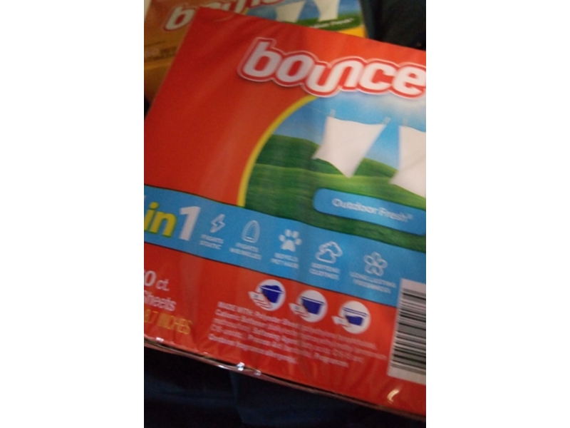 Bounce 5 In 1 Dryer Sheets, Outdoor Fresh, 320 Count