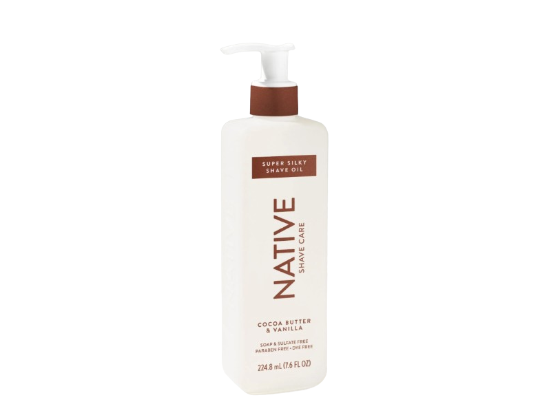 Native Shaving Oil, Cocoa Butter & Vanilla, 7.6 fl oz/224.8 mL