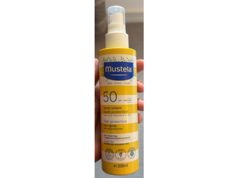 Mustela High Protection Sun Spray, SPF 50, 200 mL