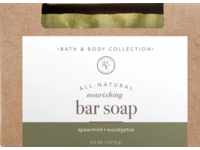 Rowe Casa Organics Body Care Collection, Nourishing Bar Soap, Spearmint + Eucalyptus, 4.5 oz/127.5 g - thumbnail 1