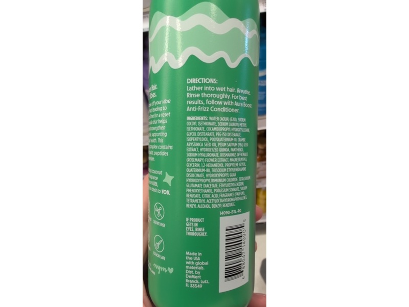 Not Your Mother's Anti-Frizz Aura Boost Shampoo, 13 fl oz/384 mL