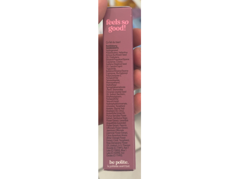 Polite Society Pout Glossy Lip Balm, Bumbleberry, 0.5 oz/15 g