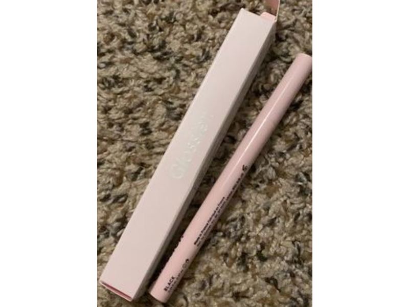 Glossier Pro Tip Brush Point Liquid Eyeliner, Black, 0.01 fl oz / 0.47 mL