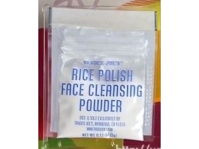 Trader Joe's Rice Polish Cleansing Powder, 0.17 oz/5 g