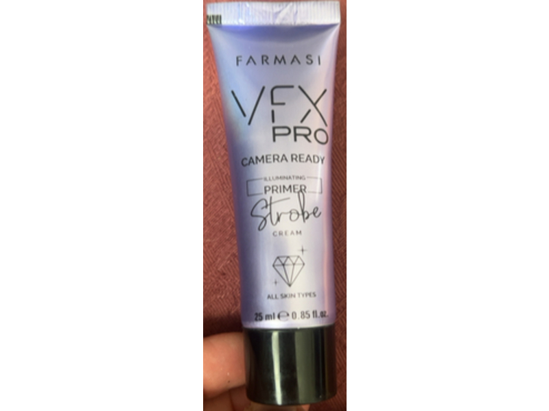 Farmasi VFX Pro Camera Ready Primer Makeup, Strobe, 0.85 fl.oz/25 mL