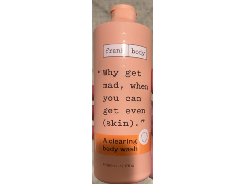 Frank Body A Clearing Body Wash, 12.17 fl oz/360 mL