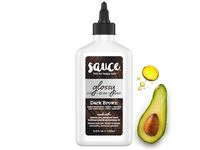 Sauce Glossy Color+Gloss+Repair, Dark Brown, 4.5 fl oz/133 mL - thumbnail 1