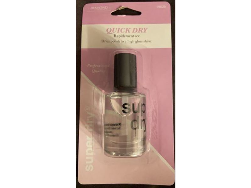 Super Dry Quick Dry Nail Polish Top Coat, High Gloss, 0.37 fl oz/11 mL