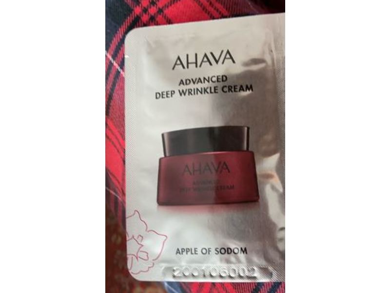 Ahava Advanced Deep Wrinkle Cream, Apple Of Sodom, 0.1 fl oz/3 mL