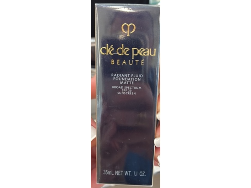 Cle de Peau Beaute Radiant Fluid Matte Foundation, SPF 20, B50 Tan Beige, 1.1 fl oz/35 mL