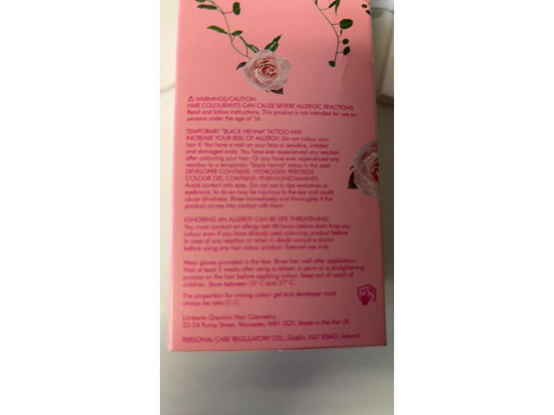 Umberto Giannini Flowerology Permanent Hair Colour, Dark Brown 3.0