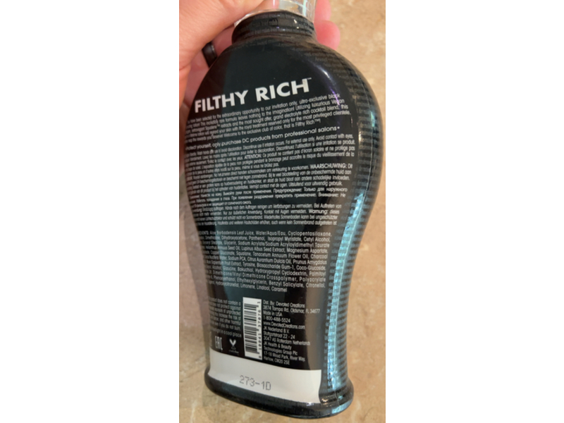 Devoted Creations Filthy Rich Luxurious Dark Bronzing Formula Lotion, 12.25 fl oz/362 mL