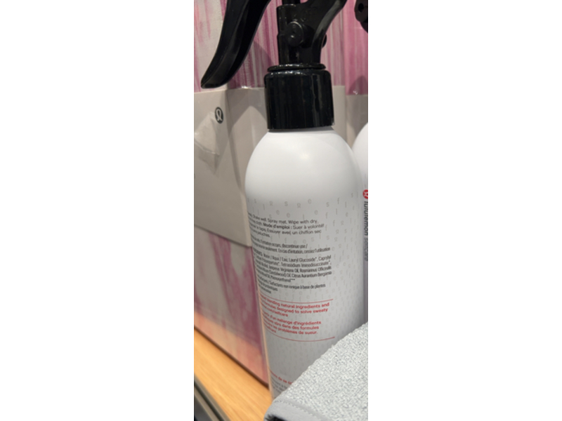 Lululemon Yoga Mat Spray Cleaner, 8 fl oz/237 mL