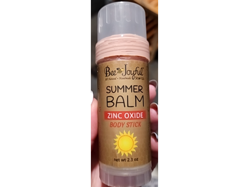 Bee Joyful Summer Balm Body Stick, Zinc Oxide, 2.3 oz