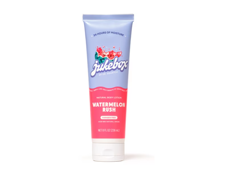 Dr.Squatch Jukebox Natural Body Lotion, Watermelon Rush, 8 fl oz/236 mL