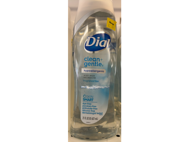Dial Clean + Gentle Body Wash, 21 fl oz/621 mL
