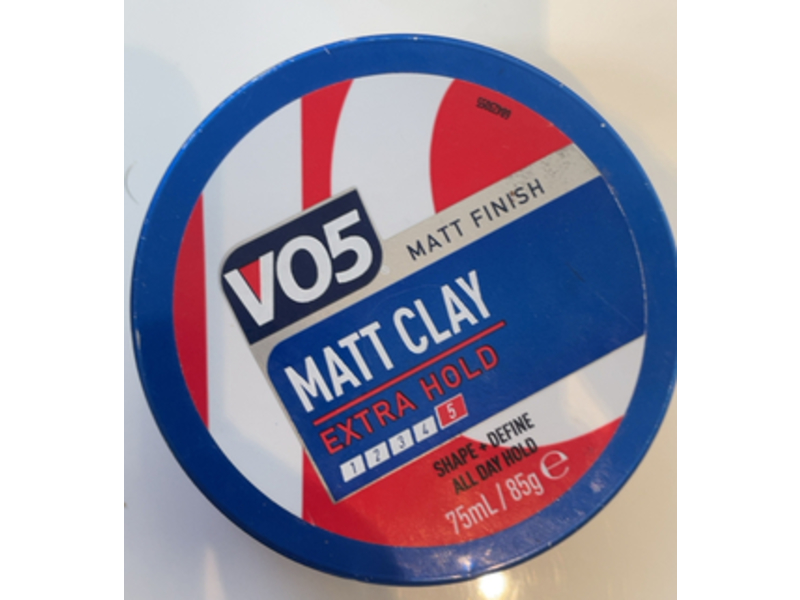 Vo5 Shape + Define Matt Finish Clay, Extra Hold, 75 mL, Pack Of 6