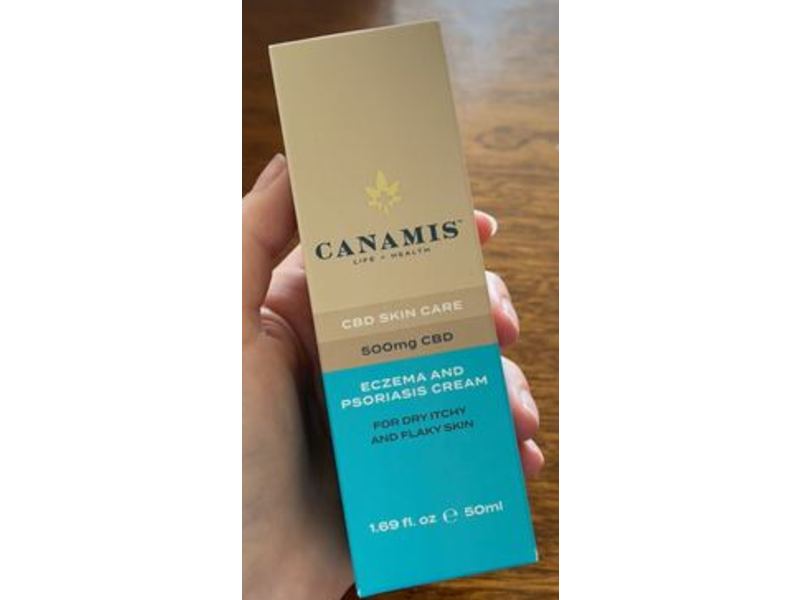 Canamis CBD Skincare Eczema And Psoriasis Cream,1.69 fl oz