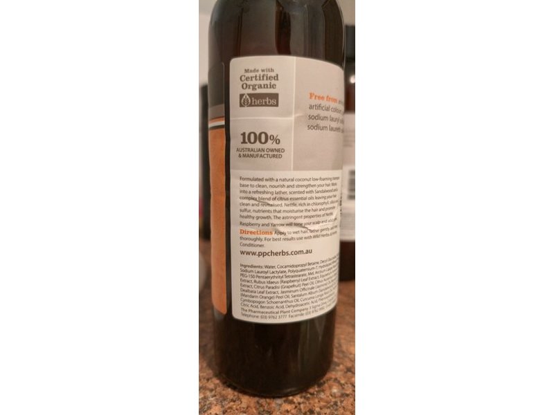 Wild Ppc Herbs Shampoo, Herbs & Honey, 500 mL
