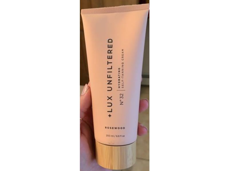 +Lux Unfiltered No 32 Gradual Self-Tanning Cream, Rosewood, 6.8 fl oz/200 mL