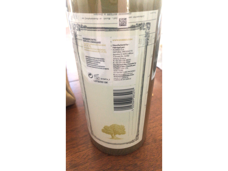 Korres Pure Greek Olive Shower Gel, Honey, 33.81 fl oz/1000 mL