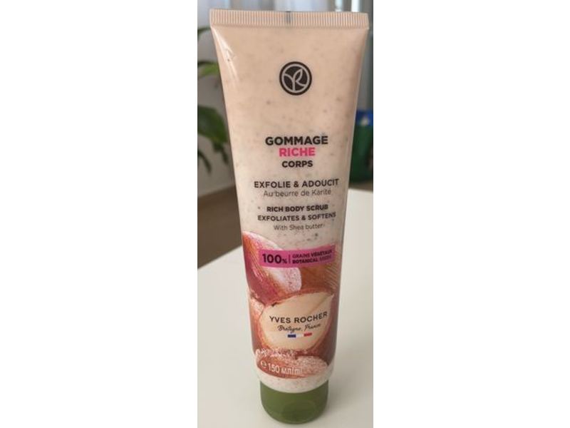 Yves Rocher Rich Body Scrubs, Shea Butter, 5 fl oz/150 mL