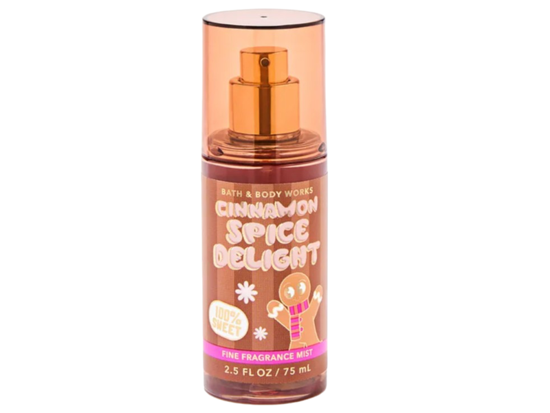 Bath & Body Works Fine Fragrance Mist, Cinnamon Spice Delight, 2.5 fl oz/75 mL