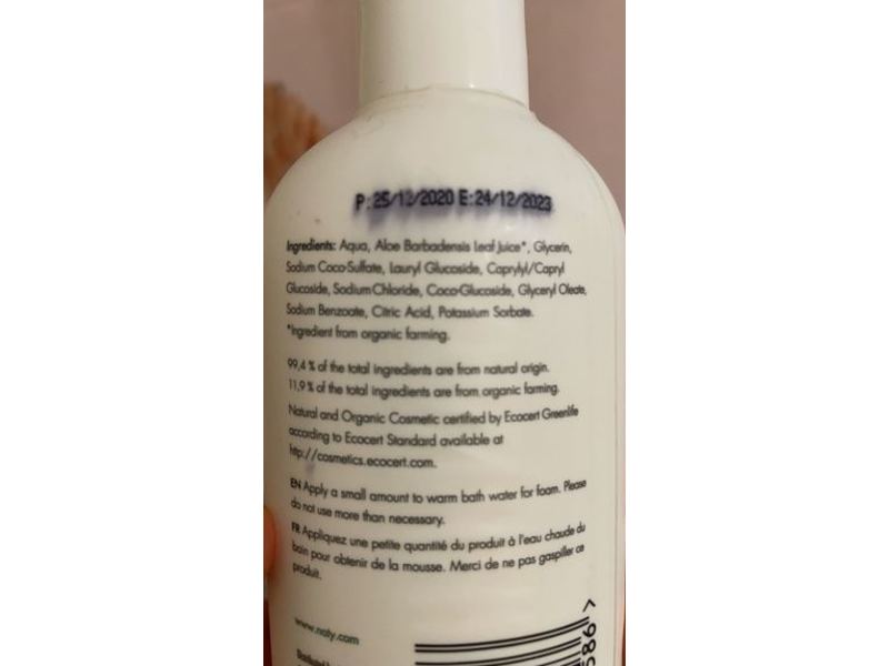 Eco By Naty Baby Bath Foam, 6.7 fl oz/200 mL