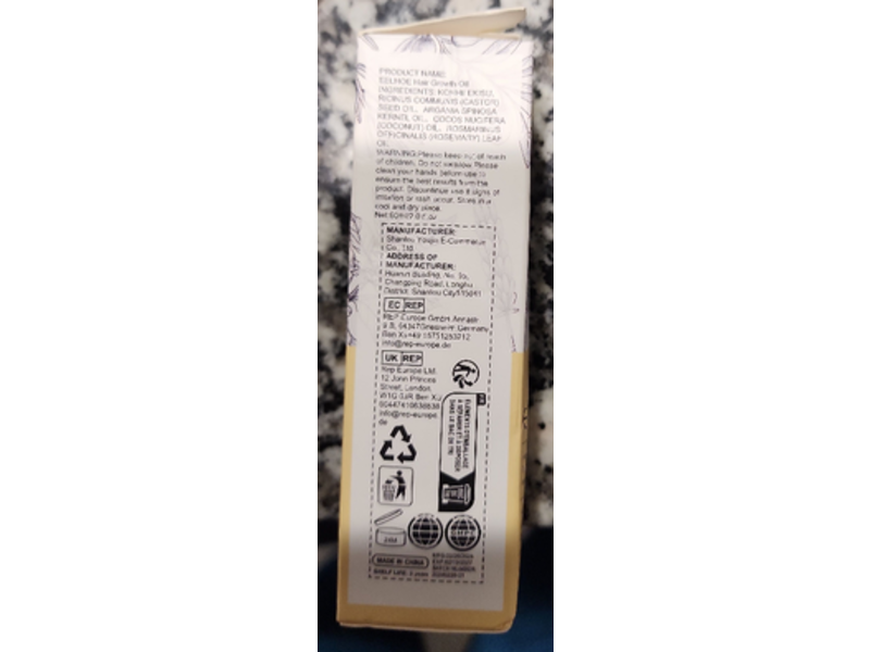 Eelhoe Hair Growth Oil, 2.0 oz/60 mL, 3 Count