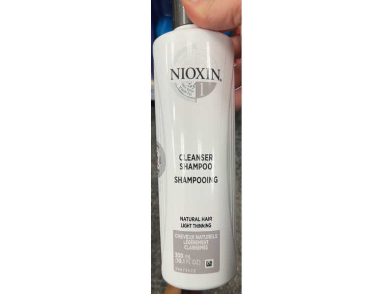Nioxin Cleanser Natural Hair Light Thinning Shampoo, 10.1 fl oz/300 mL