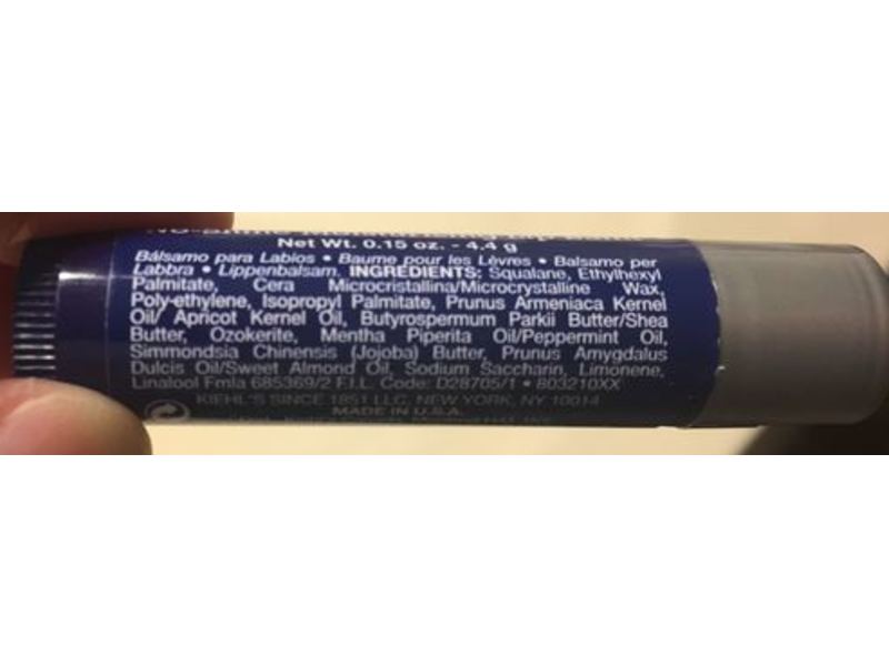 Kiehl's Since 1851 No-Shine Moisturizing Lip Balm, Facial Fuel, 0.15 oz/4.4 g