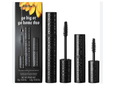 KVD Beauty Go Big Or Go Home Mascara Duo, Black, 0.33 oz/10 g + 0.152 oz/4.3 g