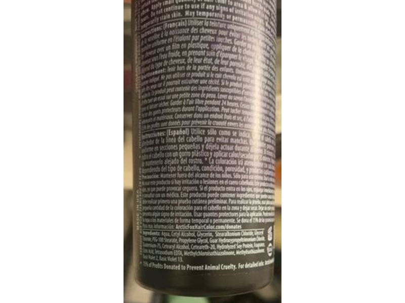 Arctic Fox Semi Permanent Hair Color Dye, Purple Af, 8 fl oz/236 mL