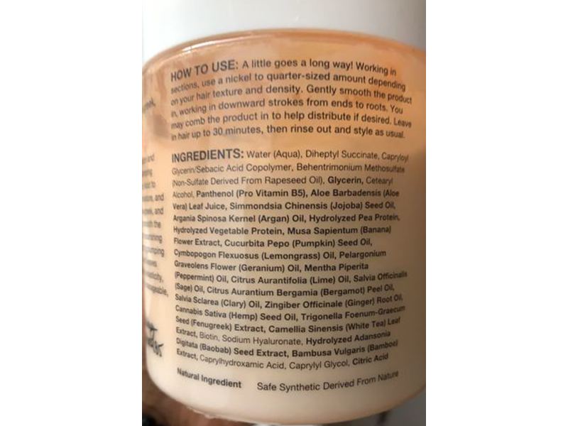 Melanin Plumping Deep Condisitioner, Silkening +Strengthening, 16.1 fl oz/475 mL