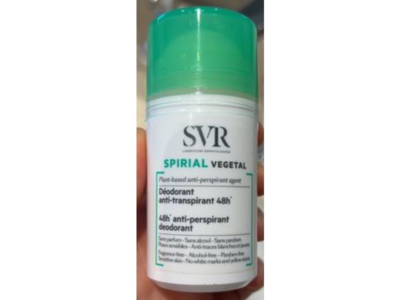 SVR Spirial Vegetal Deodorant Antiperspirant, 1.6 fl oz/50 mL