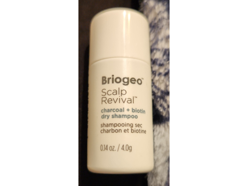 Briogeo Scalp Revival Dry Shampoo, Charcoal+Biotin, 0.14 oz/4.0 g