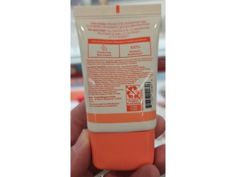 Ulta Beauty Brightening Face Primer, Vitamin C Squeeze, 1 fl oz/30 mL