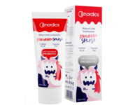 Nordics Natural Kids Toothpaste, Strawberry Splash, 1.7 oz/50 mL - Image 2