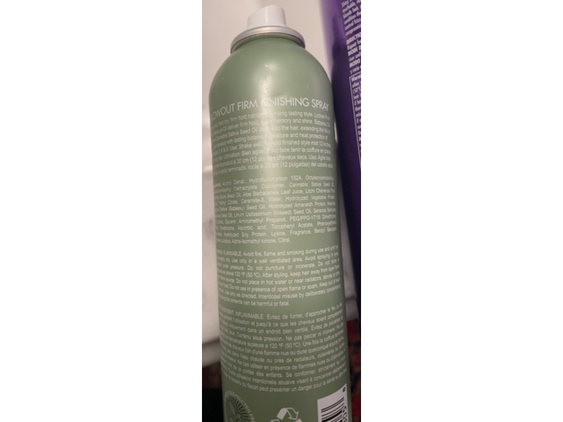 Surface Blowout Firm Finishing Spray, Cannabis Sativa Seed Oil, 8.8 oz/249 g