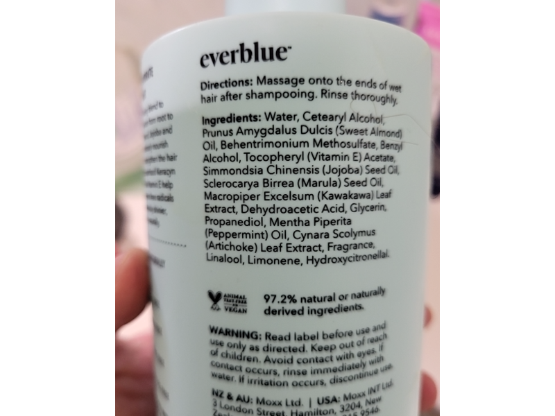 Everblue Naturals Reapir & Hydrate Conditioner, 13.5 fl oz/400 mL