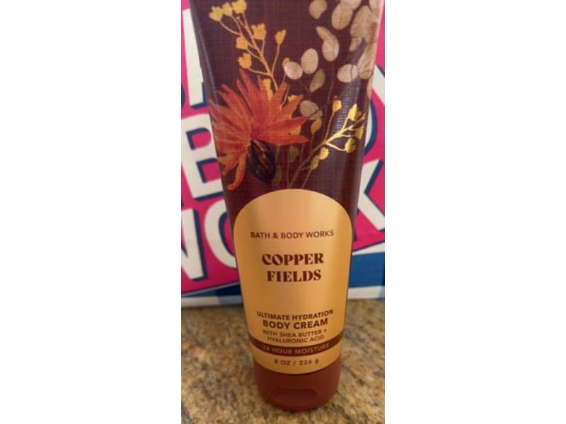 Bath & Body Works Ultimate Hydration Body Cream, Copper Fields, 8 oz/226 g