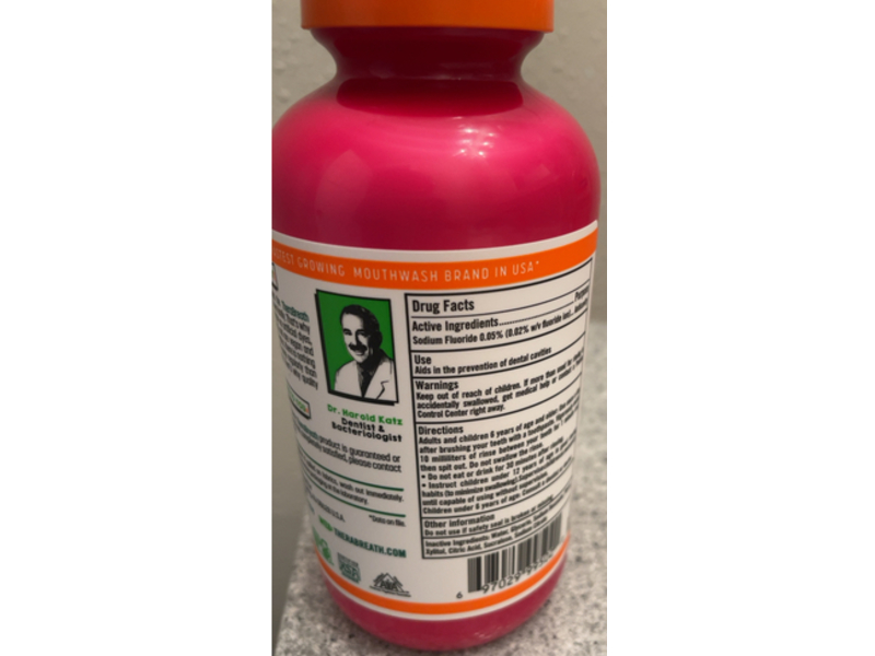 Therabreath Kids Oral Rinse, Strawberry Splash, 10 fl oz