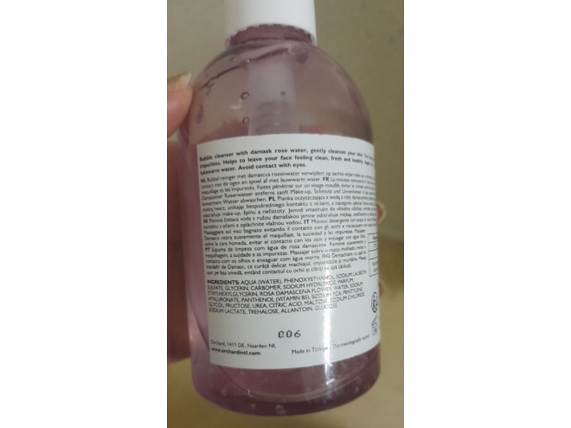 The Beauty Dept Bubble Face Cleanser, Rose Water, 200 mL
